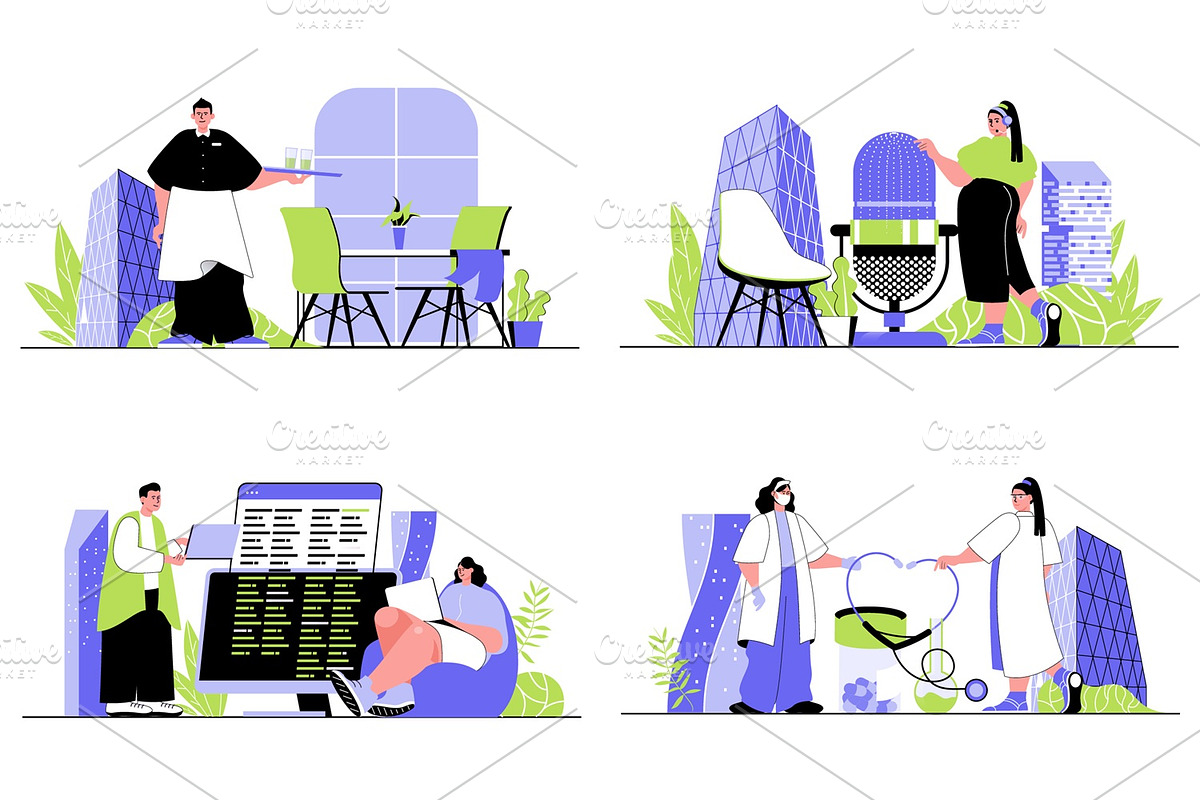 30 Creative Concept Illustrations, a Person Illustration by alexdndz (Photo 6 of 9)