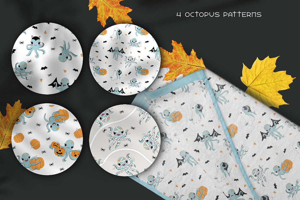 Halloween octopus, an Illustration by Nejumi (Photo 4 of 5)