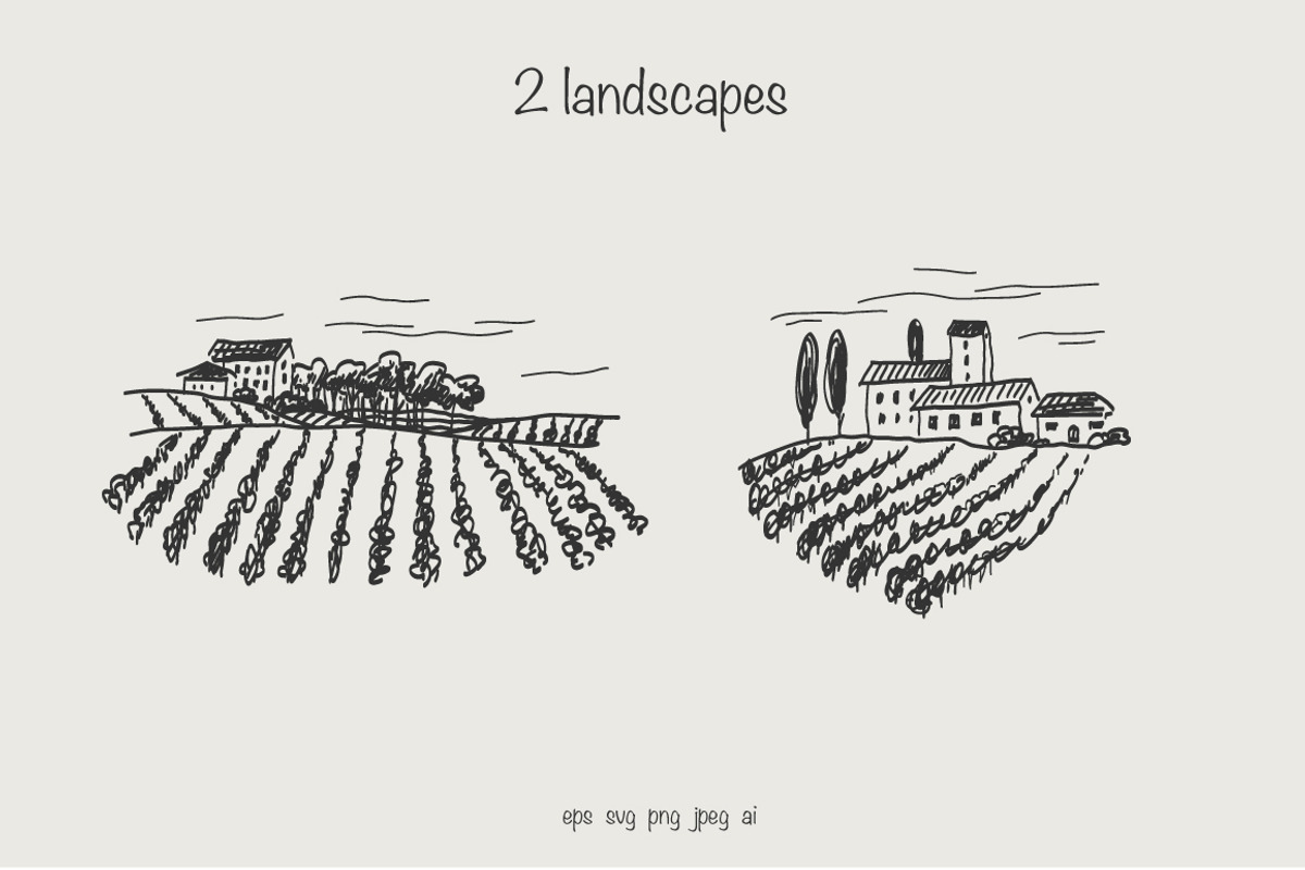 Aesthetic Vine / Winery and Food, an Object Graphic by Oxi An illustrator (Photo 3 of 7)