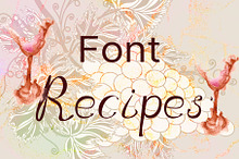 Font "Recipes".