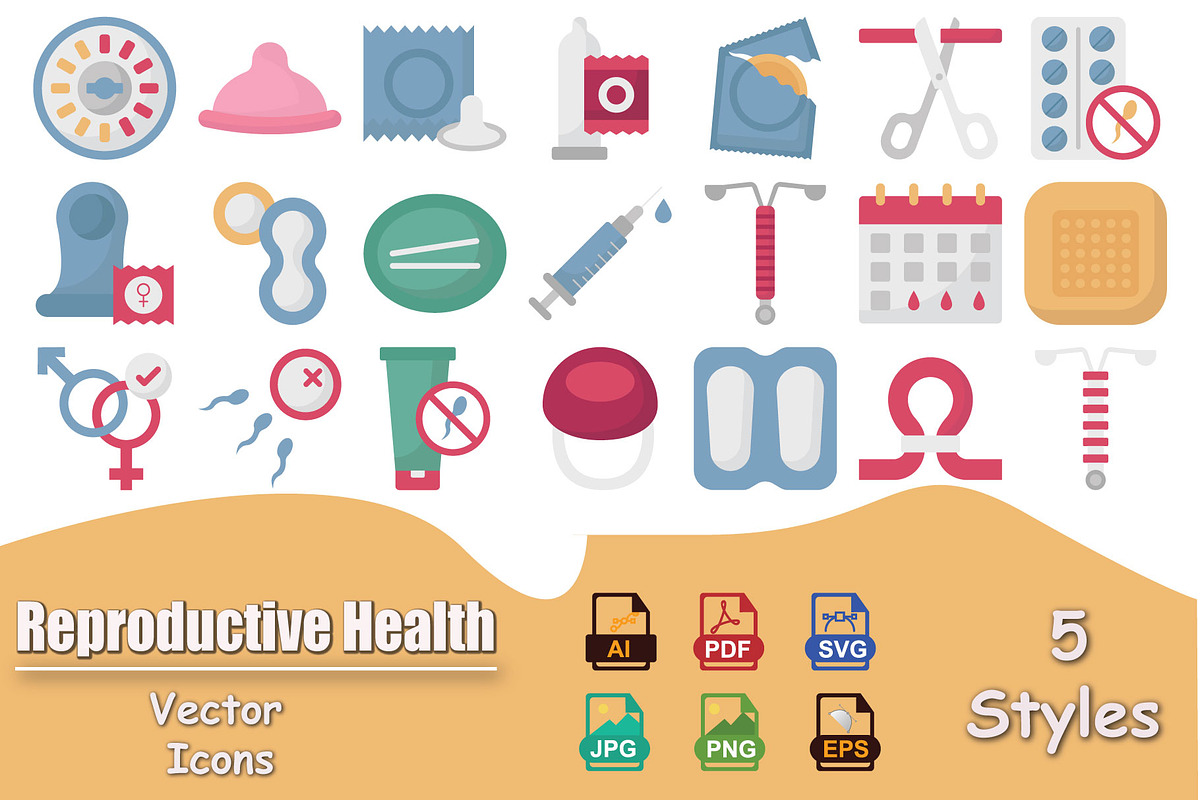 Reproductive Health Vector Icons, a Solid Icon by Vector Portal (Photo 1 of 5)