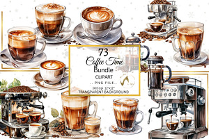 Coffee Clipart Bundle