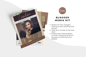 Allure Lady Media Kit Canva Template