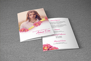 Funeral Program Template-V391