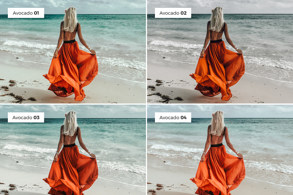 4 Lightroom Presets AVOCADO, an Action Add-On by Graace Studio (Photo 4 of 8)