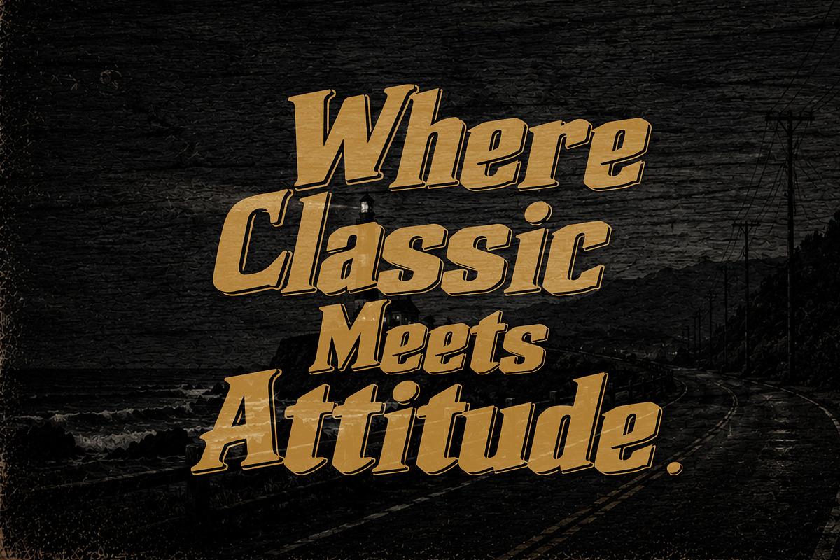 Montac Gartenz - Vintage Power, a Serif Font by HypeWorksCo (Photo 9 of 13)