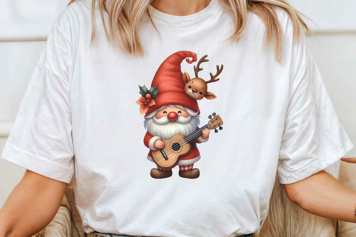 Christmas Gnome Musicians PNG, an Illustration by CraftArtStudio (Photo 4 of 6)