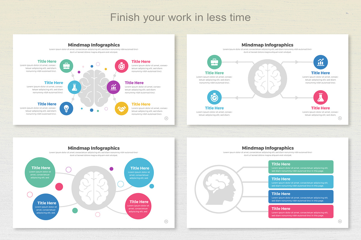 Mindmap Infographic Keynote, a Templates & Theme by Mighty-Slide (Photo 5 of 7)
