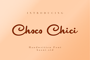Choco Chici - a Handwritten Font,, a Handwritten Font by Basnistudio (Thumbnail 1 of 5)