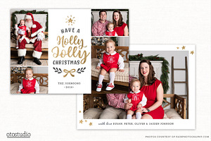 Christmas Card Template CC245