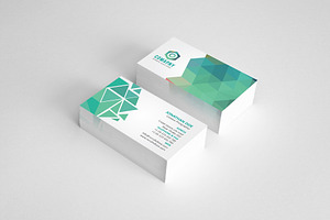 Abstract Corporate Business Card