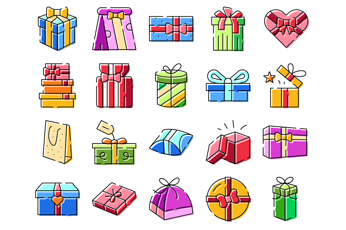 Colorful gift boxes and presents for, an Object Graphic by pikepicture (Photo 2 of 3)