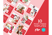 Instagram Post Template For Canva, a Social Media Template by DreamColor (Thumbnail 2 of 5)
