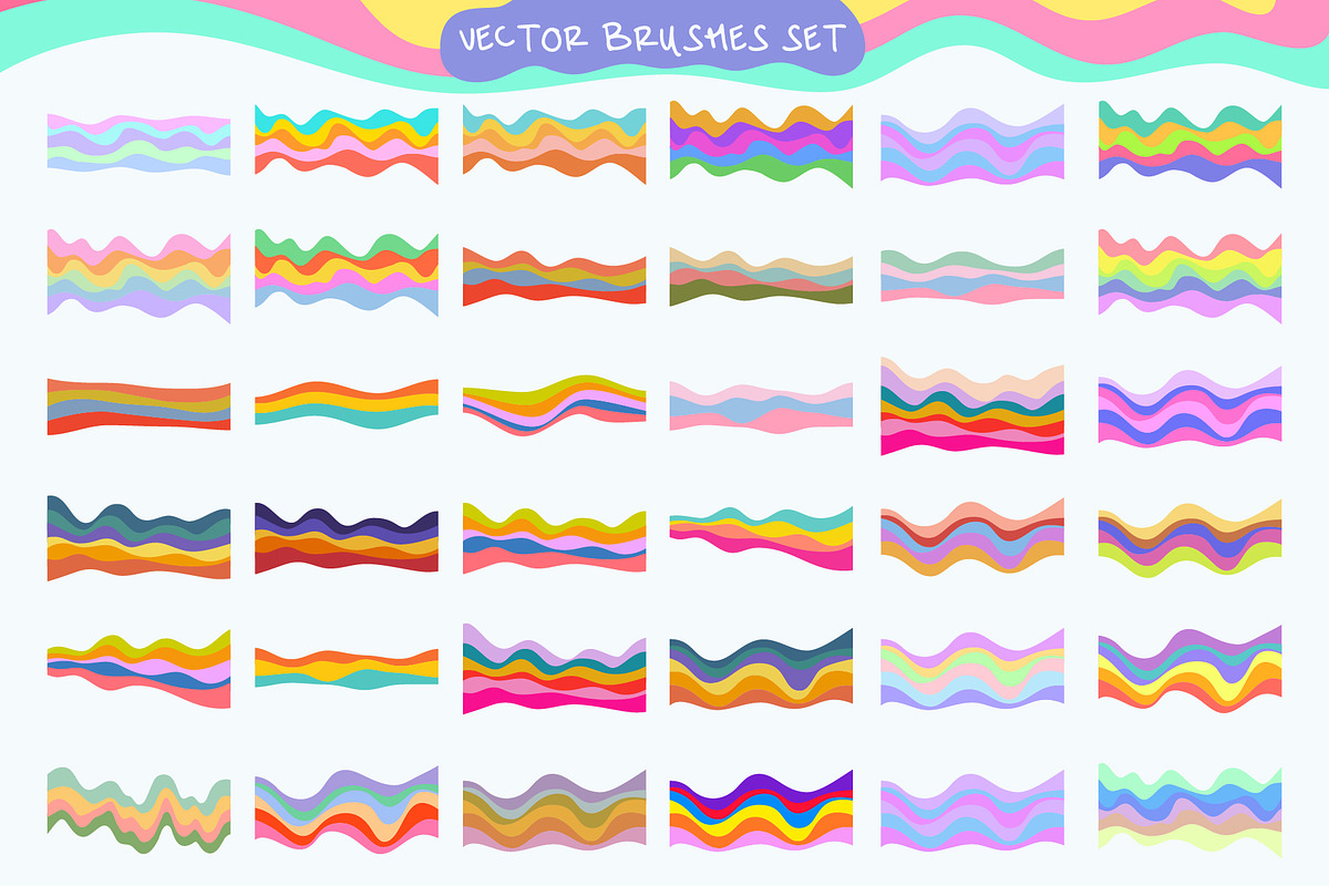 GROOVY PATTERN TEXTURES VECTOR SET, a Texture Graphic by craftlove (Photo 9 of 16)