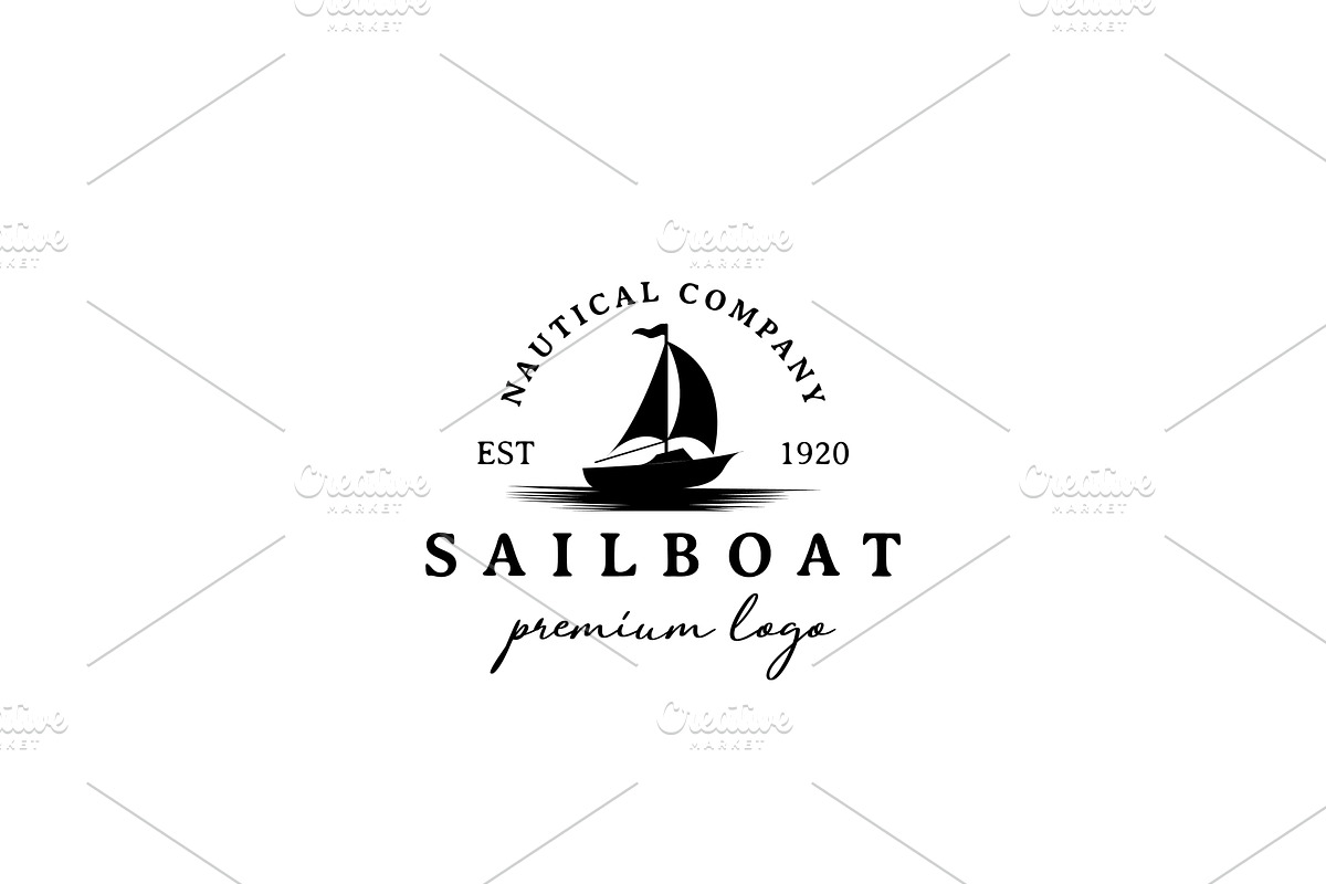 Sailor Boat Logo Design