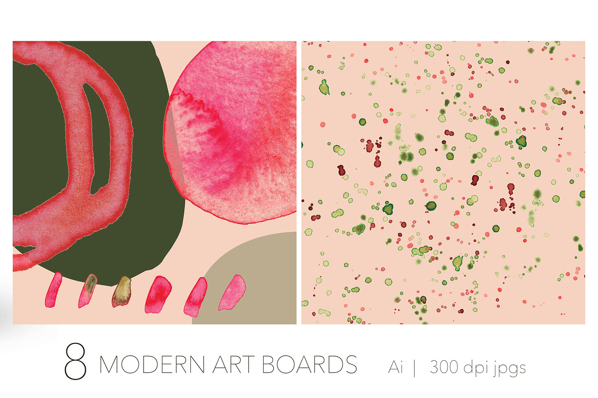 Modern Holiday Collection, a Pattern Graphic by The Collective Studio (Photo 3 of 8)