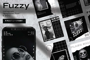 FUZZY Instagram Template