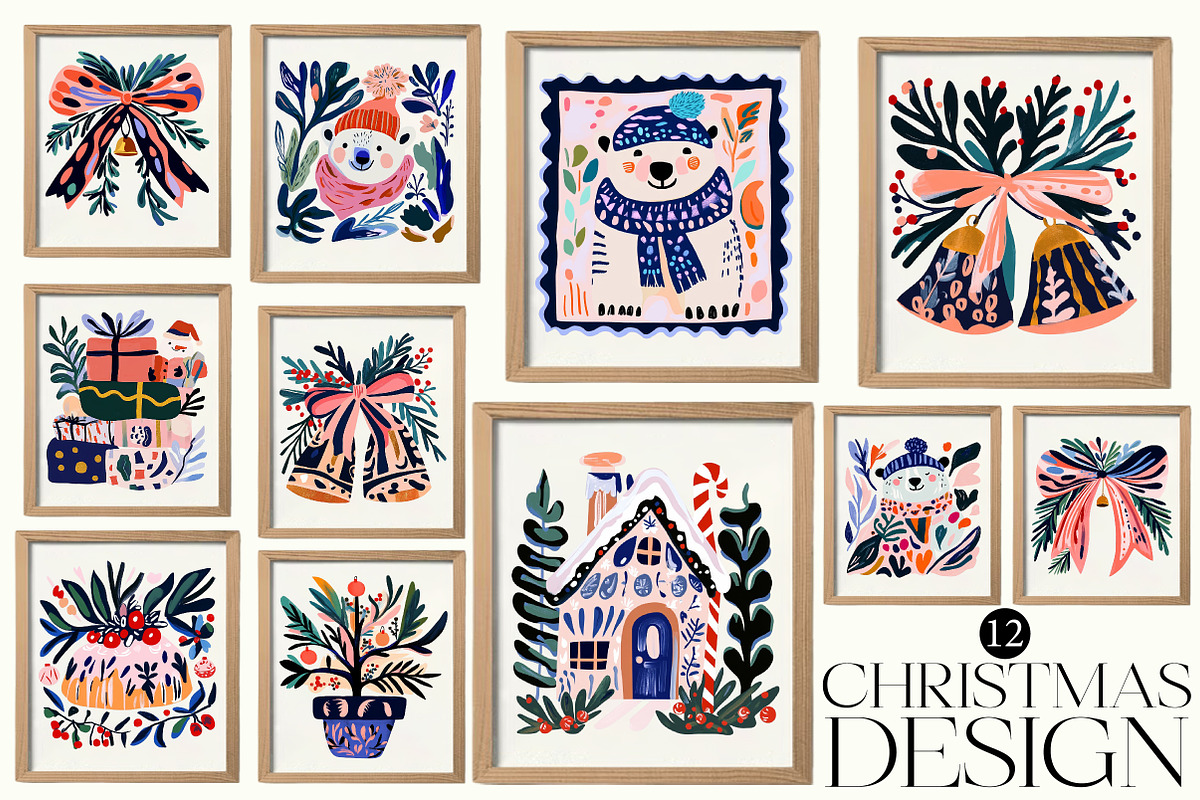Christmas Frame clipart, an Illustration by Designworld (Photo 1 of 4)