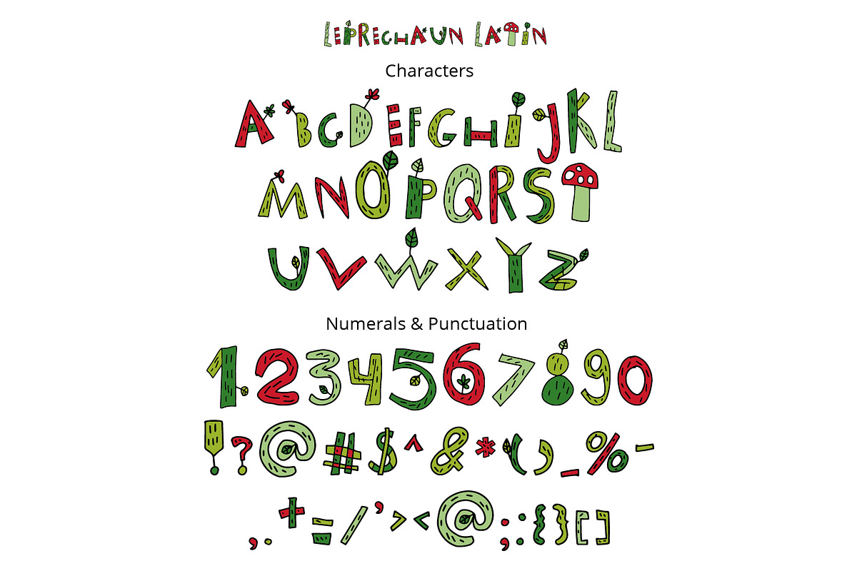 Leprechaun color font, a Font by Malena (Photo 2 of 7)