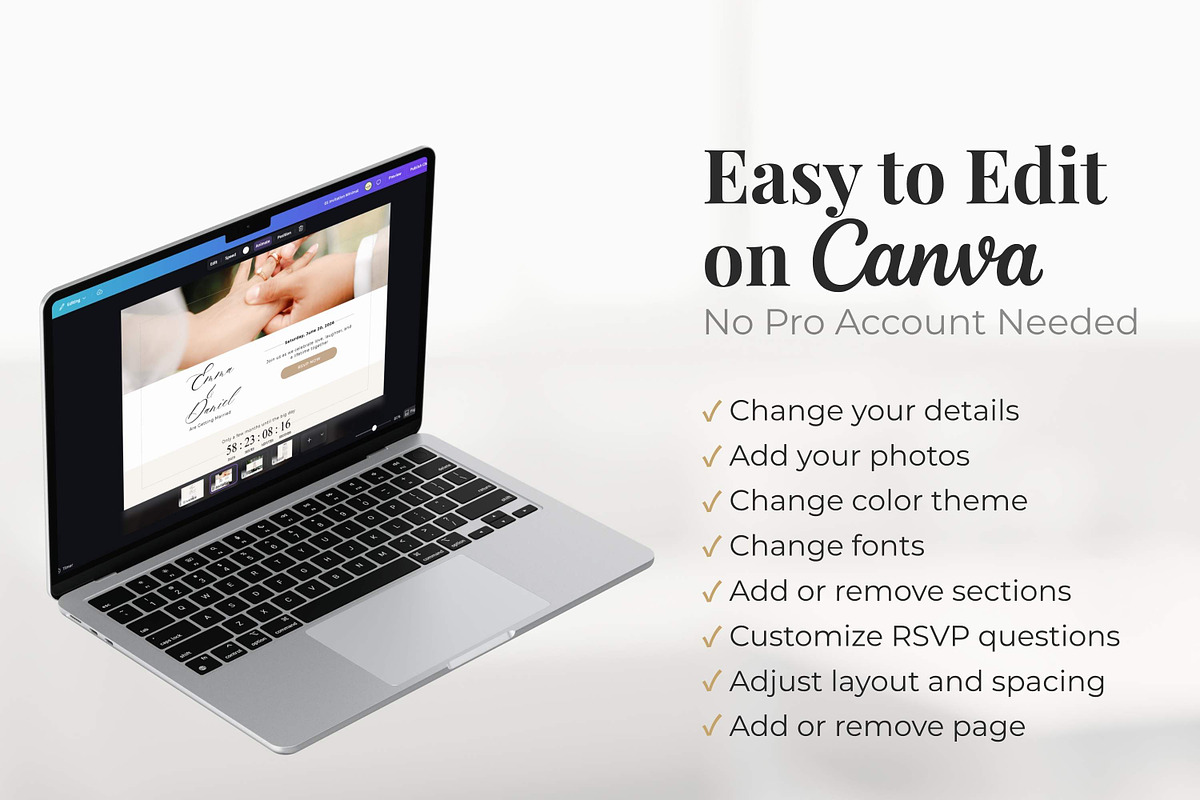 Dusty Green Wedding Website, a Landing Page Template by Everyday Perfection (Photo 6 of 13)