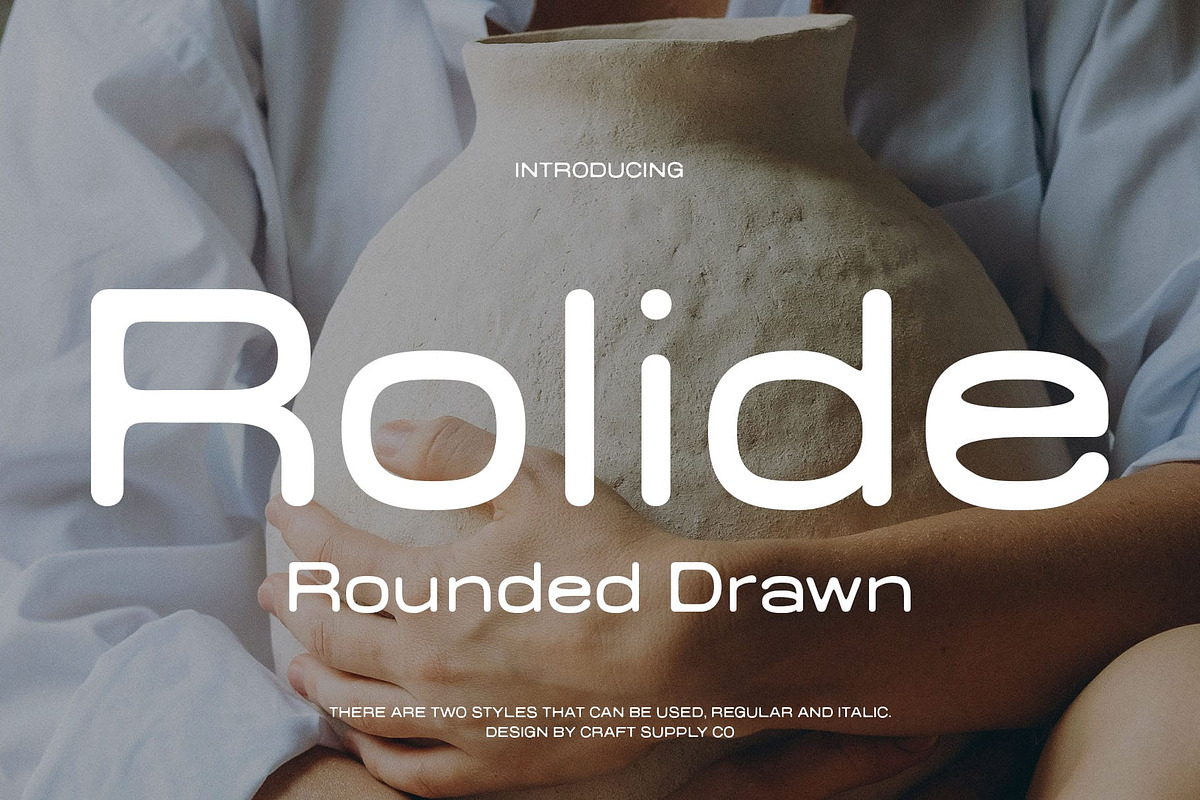 Rolide Rounded Drawn, a Sans Serif Font by Craft Supply Co. (Photo 1 of 8)