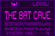 The Bat Cave font, a Font by weknow (Thumbnail 1 of 8)