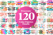 120 Procreate Color Palettes Bundle, a Palette Add-On by RadekBroz (Thumbnail 7 of 9)