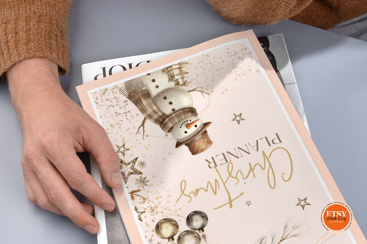 PLR Christmas Planner for Resellers, a Templates & Theme by Jennifer Magri Templates (Photo 3 of 8)