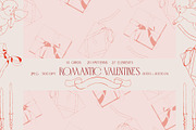 Valentine's vibe. Romantic cards, an Illustration by NatalieArtsDenysenko (Thumbnail 1 of 9)