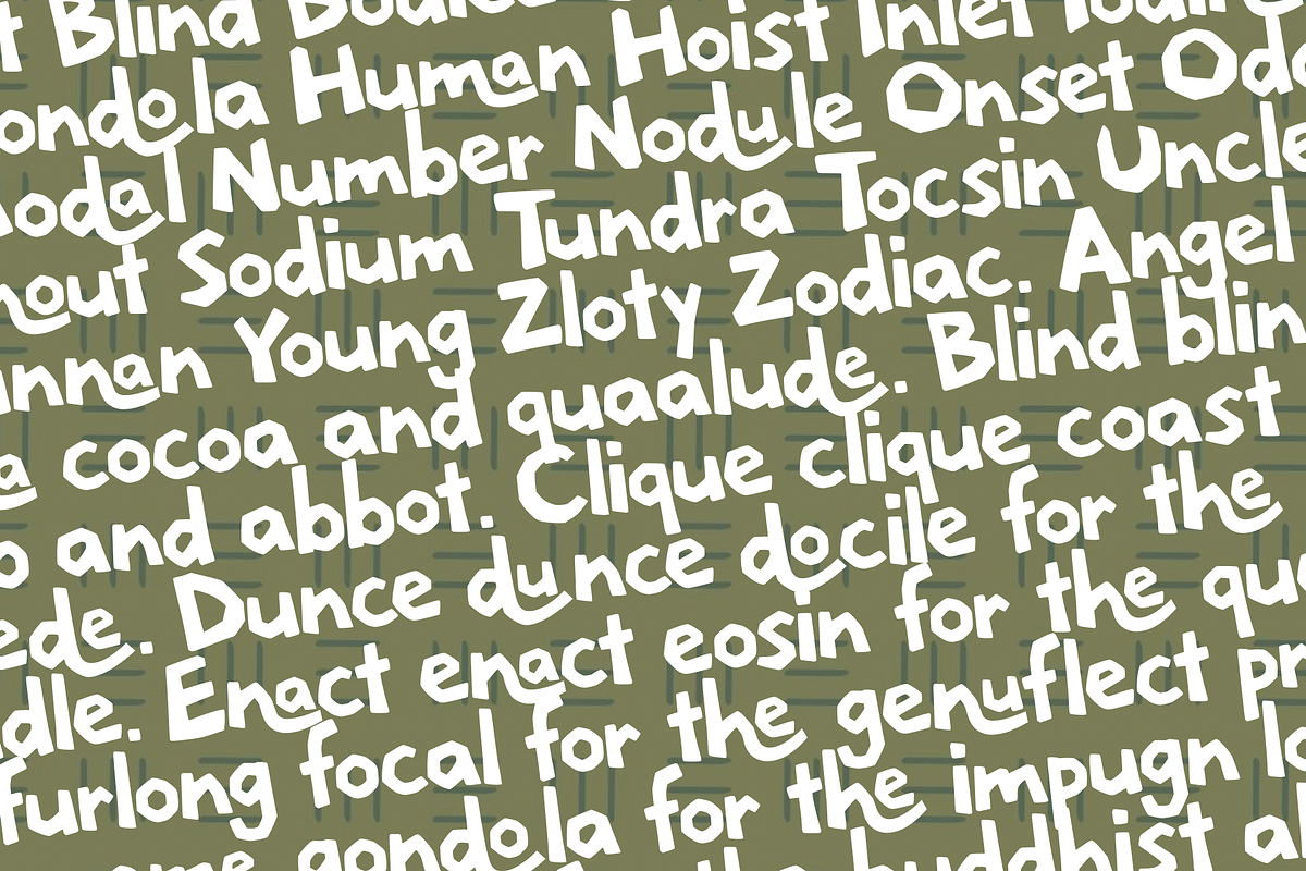 Nareko - Display Font, a Handwritten Font by Majelis Art (Photo 3 of 7)