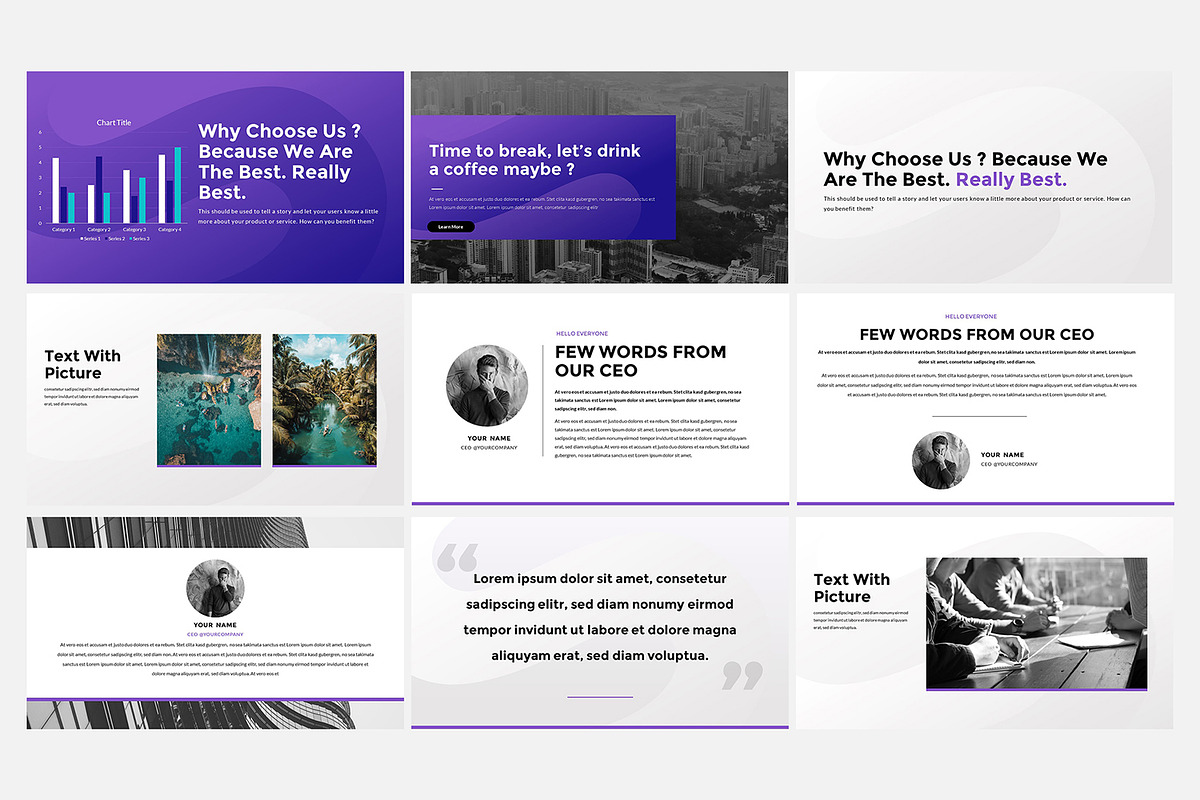 Clean Four Presentation, a Presentation Template by Fitra Noor (Photo 2 of 4)