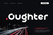 Oughter, a Sans Serif Font by khurasan (Thumbnail 1 of 6)