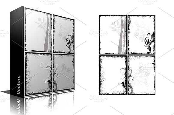 Grunge Photo Frames & Borders preview 5