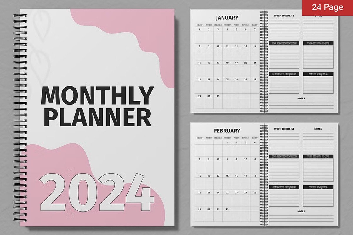 Planner Template Bundle, a Stationery Template by ContestDesign (Photo 20 of 39)