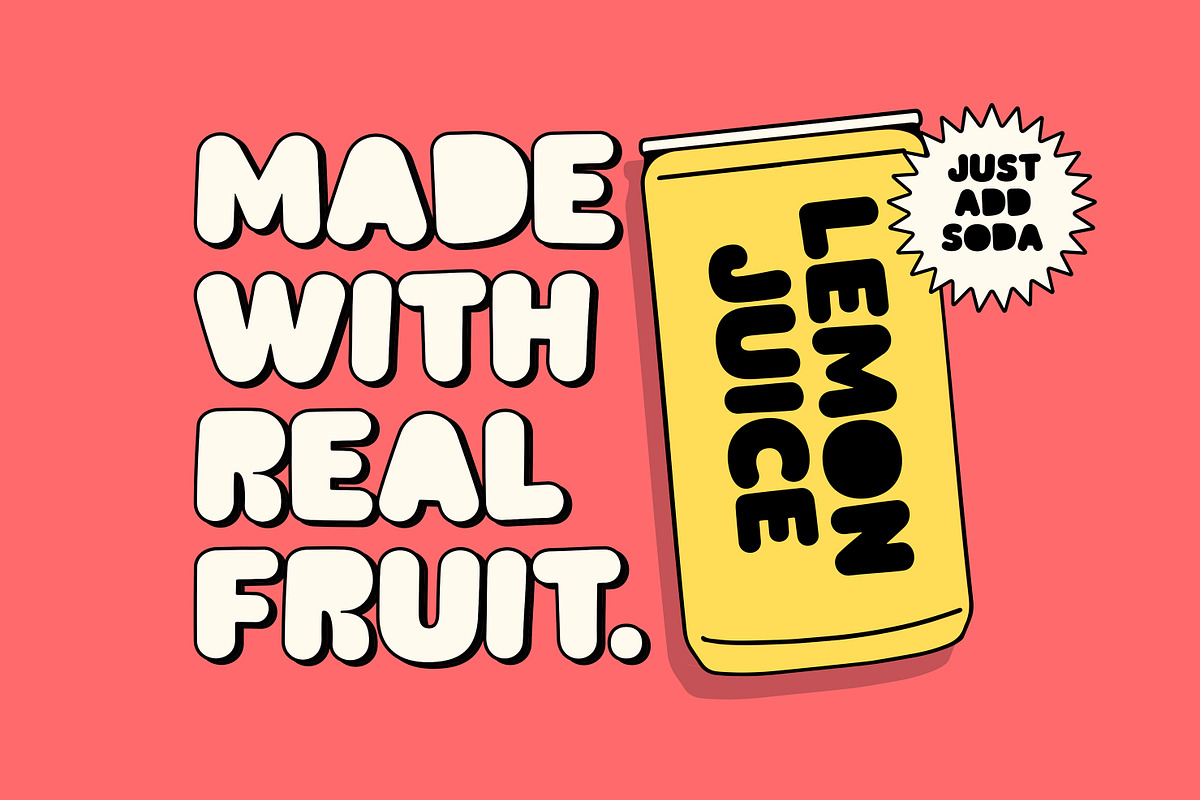 Caphole - Chunky Bold Font, a Sans Serif Font by Graptail (Photo 7 of 15)