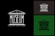 Museum Logo With Pillar Column, a Branding & Logo Template by Atlantis X Nurman Arbai (Thumbnail 2 of 2)