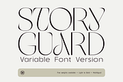 Story Guard Variable, a Sans Serif Font by Sign Studio (Thumbnail 1 of 16)