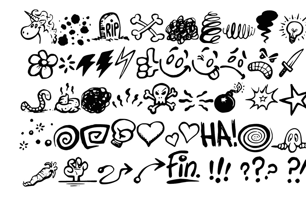 11+ FONTS for Comics & Storyboards, a Script Font by Georg's Procreate Brushes (Photo 6 of 7)
