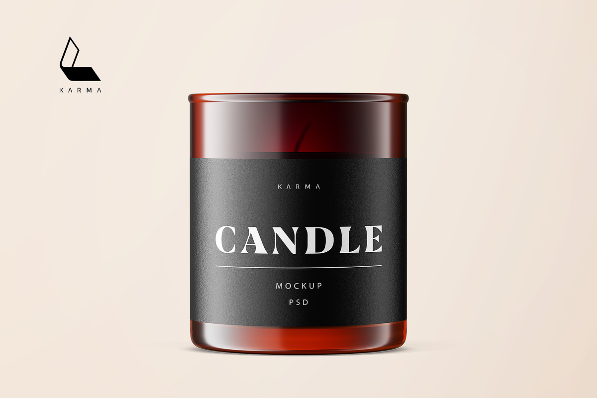 Candle Mockup, a Packaging Mockup by Karma (Photo 3 of 6)