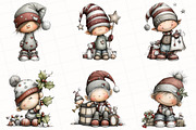 Whimsical Elf Clipart Bundle, an Illustration by OK Design (Thumbnail 4 of 6)