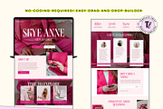 Bold Pink Faceless Coaching Template, a Squarespace Template by Template Twist Shop (Thumbnail 7 of 10)