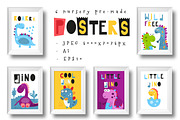 Nursery Art Little Dino, an Animal Illustration by Nursery Art (Thumbnail 4 of 11)