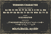 Vermors a Vintage Serif Font, a Blackletter Font by Blankids Studio (Thumbnail 5 of 6)