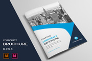 Corporate Bi-fold Brochure, a Brochure Template by design_pick