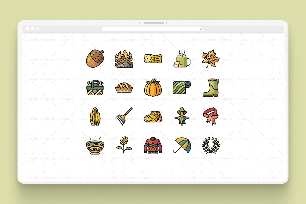 Cozy Autumn Vibes - Icon Pack, an Icon by Jinro (Photo 9 of 10)