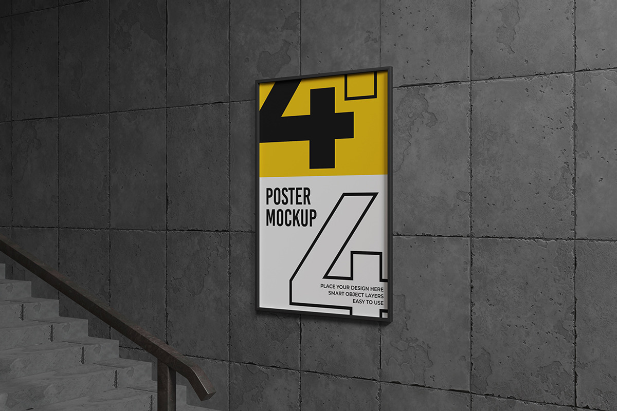 Poster Mockup, a Product Mockup by MrLetters (Photo 6 of 6)