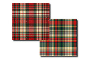 Christmas Plaid Tartan Digital Paper, a Pattern Graphic by Designking (Thumbnail 5 of 5)