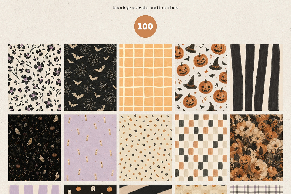 100 Halloween Backgrounds, a Background Graphic by PeDe Designs (Photo 16 of 19)