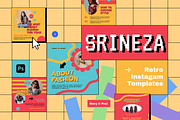Srineza Instagram Template, a Social Media Template by Creatchees.std (Thumbnail 1 of 5)