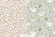 Cottagecore seamless pattern&clipart, a Pattern Graphic by Cozy pattern shop (Thumbnail 3 of 5)